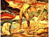 Satan Smiting Job with Sore Boils - William Blake